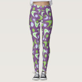 Boomerangs aus dem Mittelalter Leggings (Vorderseite)