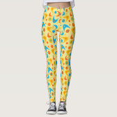 Boomerangs aus dem Mittelalter Leggings (Vorderseite)