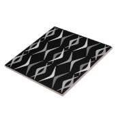 Boomerangs Black Gray Fliese (Seite)