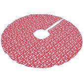 Boomerangs Leinenimitat Weihnachtsbaumdecke (Schrägansicht)