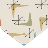 Boomerangs Sternexplosionen Mitte des Jahrhunderts Kurzer Tischläufer (Ecke)