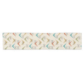 Boomerangs Sternexplosionen Mitte des Jahrhunderts Kurzer Tischläufer (Horizontal)