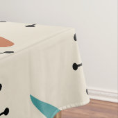 Boomerangs Sternexplosionen Mitte des Jahrhunderts Tischdecke (Beispiel)