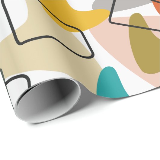 Boomerangs und Corks Geschenkpapier (Rolleneckpunkt)