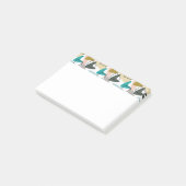 Boomerangs und Corks Post-it Klebezettel (angewinkelt)