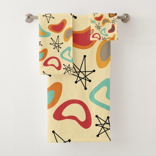 Boomerangs und Sterne Badhandtuch Set (Insitu)