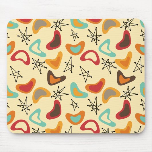 Boomerangs und Sterne Mousepad (Vorne)