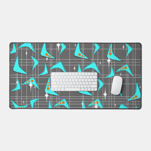 Boomerangs und Sterne Schreibtischunterlage (Tastatur & Maus)
