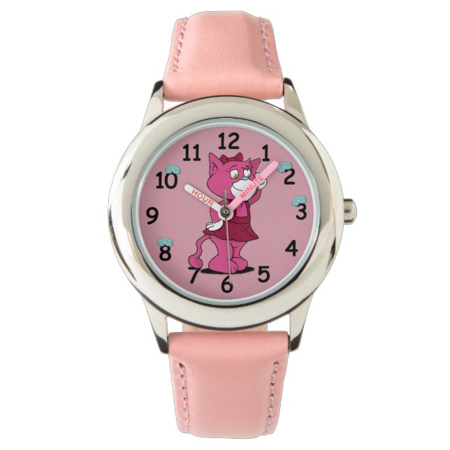 Boomi Cats Armbanduhr (Vorderseite)