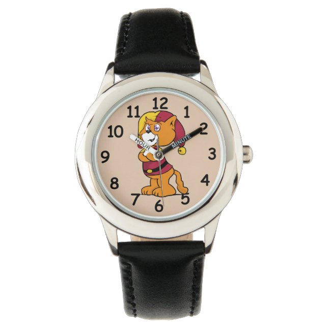 Boomi Cats Armbanduhr (Vorderseite)