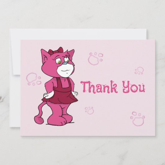 Boomi Cats Dankeskarte (Vorderseite)
