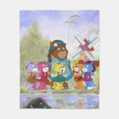 Boomi Cats Fleecedecke (Vorderseite)