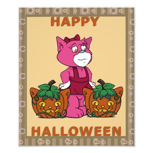 Boomi Cats Kitty Pumpkins Poster (Vorne)
