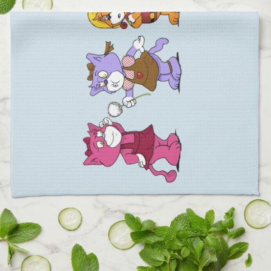 Boomi Cats Küchentuch (Gefaltet)