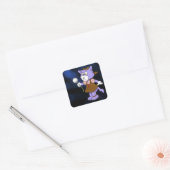 Boomi Cats Quadratischer Aufkleber (Umschlag)