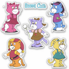 Boomi Cats Stickers Aufkleber