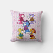 Boomi Cats Throw Kissen (Vorderseite)