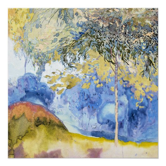 Boomrijk Landscape by Georges de Feure Poster (Vorderseite)