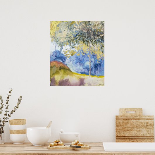 Boomrijk Landschap von George de Feure Poster (Küche)