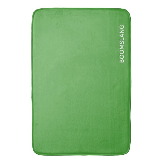 Boomslang grüne Farbe Badematte (Vorderseite Vertikal)