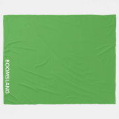Boomslang grüne Farbe Fleecedecke (Vorderseite (Horizontal))