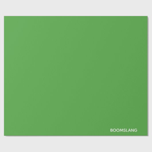 Boomslang grüne Farbe Geschenkpapier (Flach)