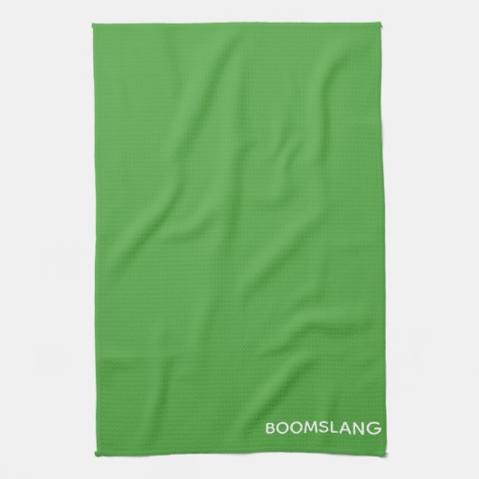 Boomslang grüne Farbe Geschirrtuch (Vertikal)