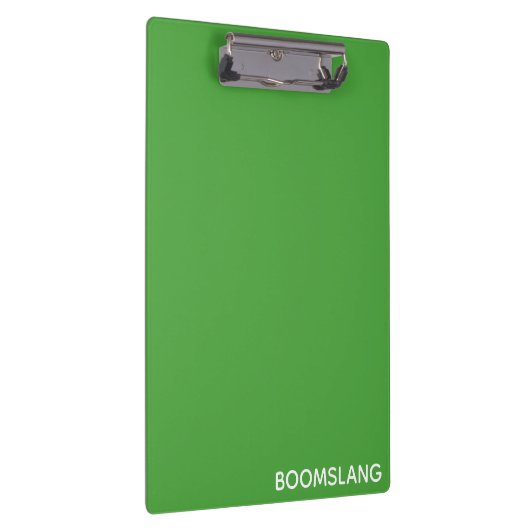 Boomslang grüne Farbe Klemmbrett (Rechts)