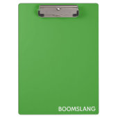 Boomslang grüne Farbe Klemmbrett (Vorderseite)