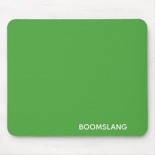 Boomslang grüne Farbe Mousepad (Vorne)