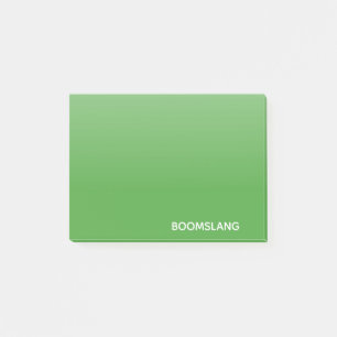 Boomslang grüne Farbe Post-it Klebezettel