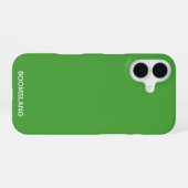 Boomslang grüner Farbname iPhone 16 Hülle (Rückseite (Horizontal))