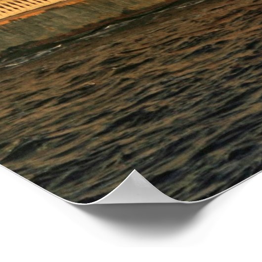 Boomtown Sunset Poster (Ecke)