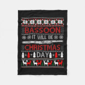 Boon es wird Weihnachtsgeschenk Uganda Weihnachten Fleecedecke (Vorderseite)