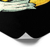 Boonana Cute ghost banana Halloween Poster (Ecke)