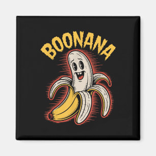 Boonana Funny Banana Ghost Spooky Halloween Costum Magnet