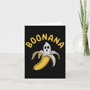 Boonana Funny Skeleton Inside Banana Quirky Karte
