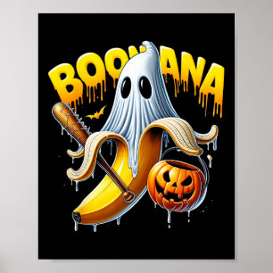 Boonana Ghost Nana Funny Halloween Kostüm Art 1 Poster