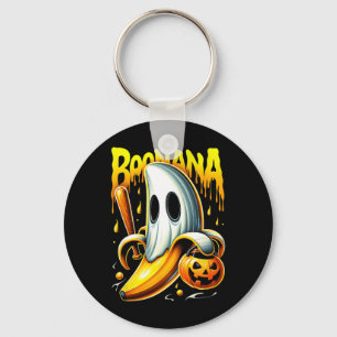 Boonana Ghost Nana Funny Halloween Kostümkunst Schlüsselanhänger