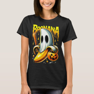 Boonana Ghost Nana Funny Halloween Kostümkunst T-Shirt