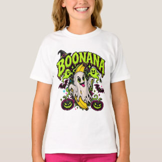 BOONANA Lustige verhexte Banane Halloween-Geist T-Shirt
