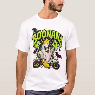 BOONANA Lustige verhexte Banane Halloween Geist T-Shirt