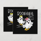 Boonana Niedlich Ghost Banana Halloween (Vorne/Hinten)