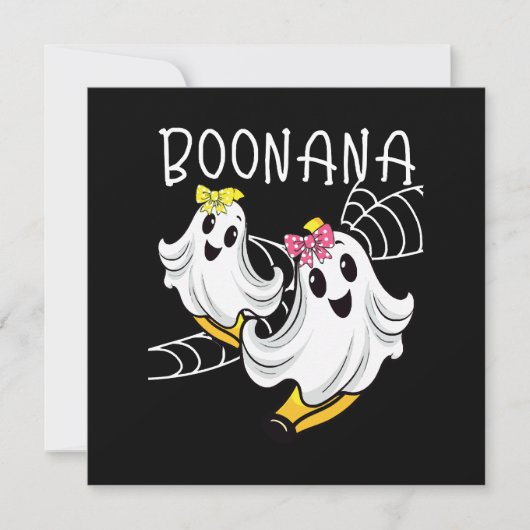 Boonana Niedlich Ghost Banana Halloween (Vorderseite)