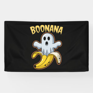 Boonana Niedlich Ghost Banana Halloween Banner