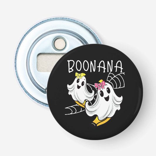 Boonana Niedlich Ghost Banana Halloween Flaschenöffner (Vorderseite)