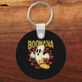 Boonana Niedlich Ghost Banana Halloween Kostüme Mä Schlüsselanhänger (Vorderseite)