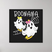Boonana Niedlich Ghost Banana Halloween Leinwanddruck (Vorderseite)