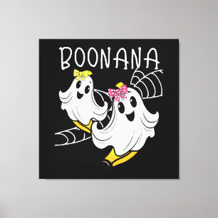 Boonana Niedlich Ghost Banana Halloween Leinwanddruck