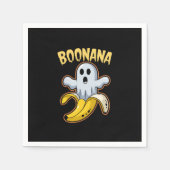 Boonana Niedlich Ghost Banana Halloween Serviette (Vorderseite)